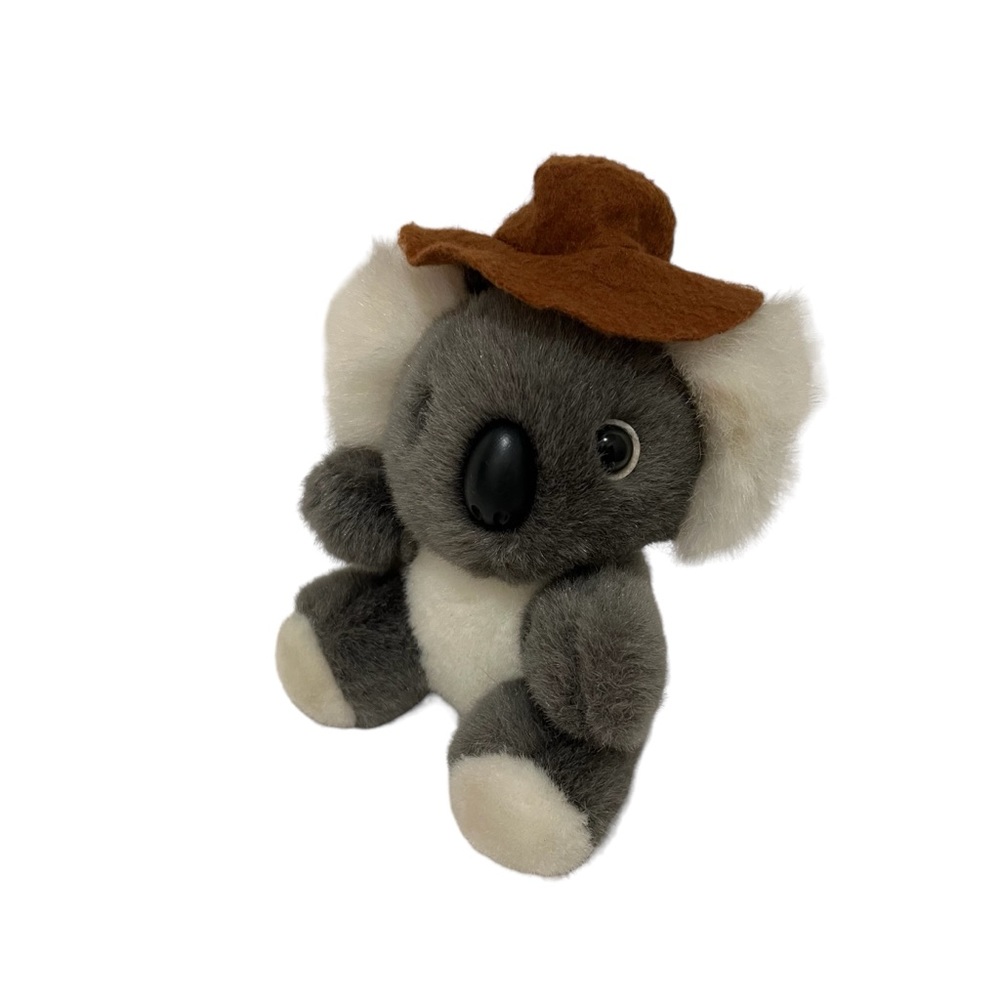 Koala Bear w/ Hat Australian Wilderness Plush Stuffed Animal Boomerang Toys 6"